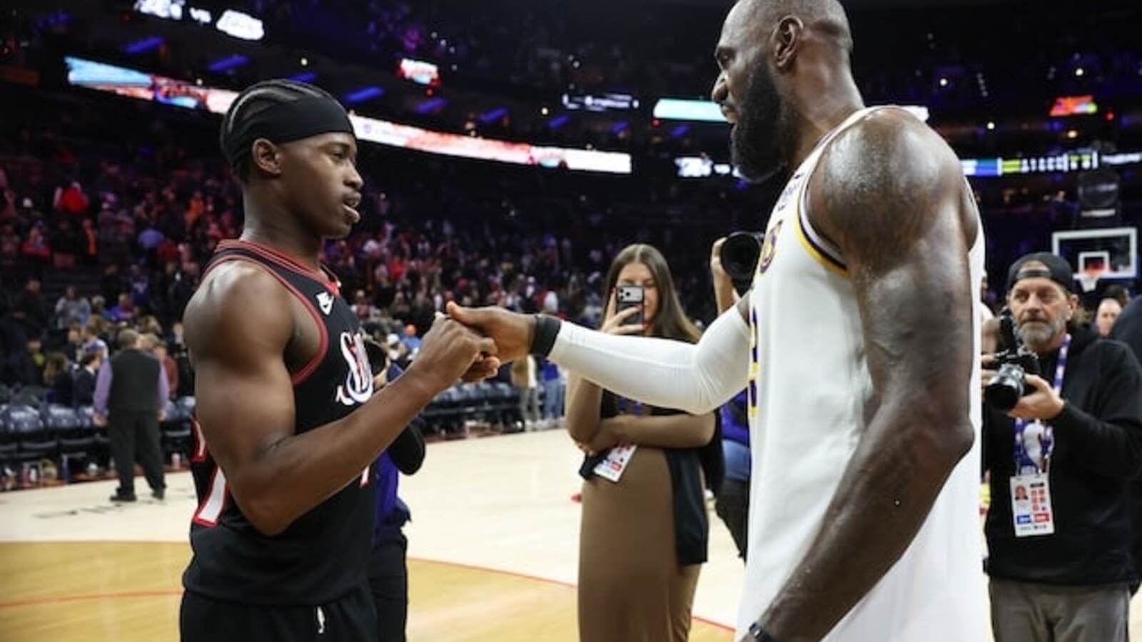 76ers Rookie VJ Edgecombe Was Excited To Exchange Jerseys With LeBron James