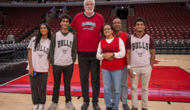 2 cancer survivors from Lake County honored during 'unforgettable' event with Chicago Bulls