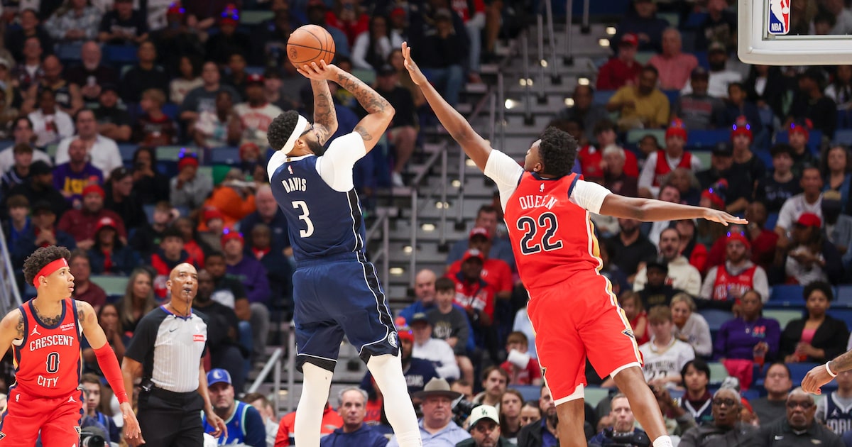 Anthony Davis’ dominant performance against Pelicans spoiled by Mavericks meltdown