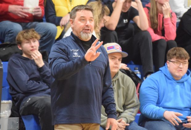 Breckenridge coach Jeff Ostrander. (SHAWN ROBINSON -MediaNews Group)