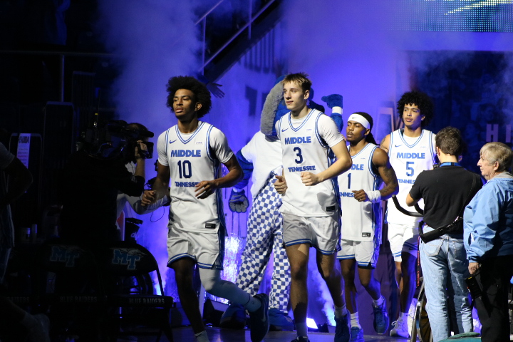 The best photos from the Blue Raiders 74-58 win over a regional foe.