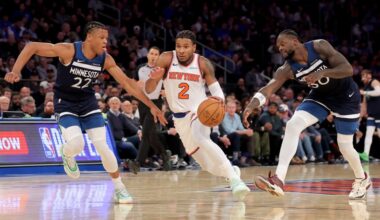 Knicks' Miles McBride ruled out for Tuesday's game in Toronto with ankle sprain - SNY