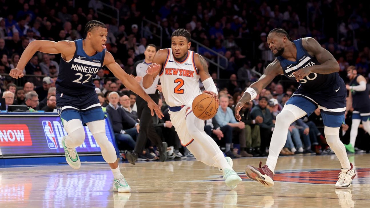 Knicks' Miles McBride ruled out for Tuesday's game in Toronto with ankle sprain - SNY