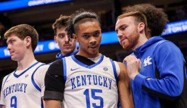 Kentucky celebrates win vs. St. John's