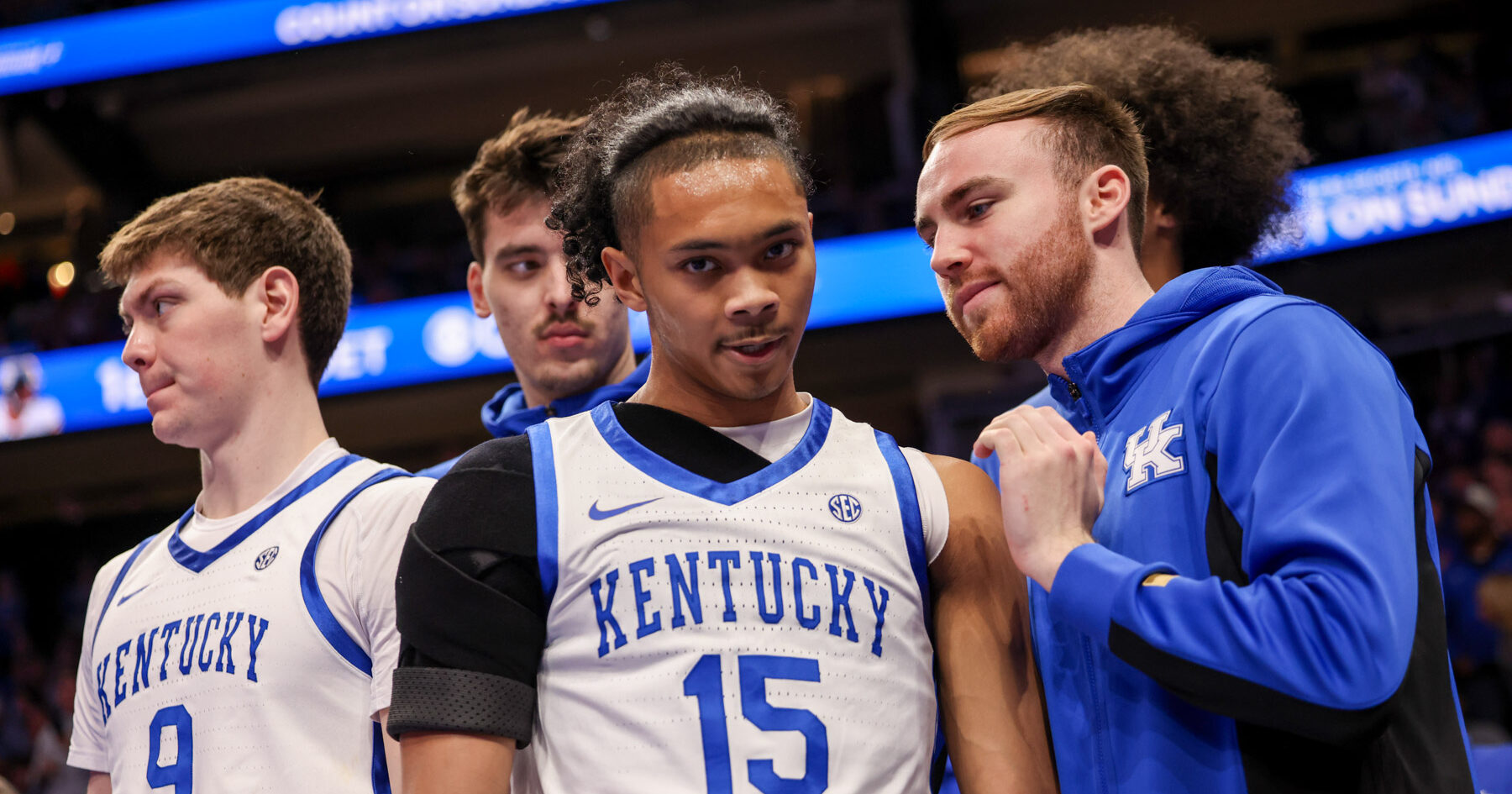 Kentucky celebrates win vs. St. John's