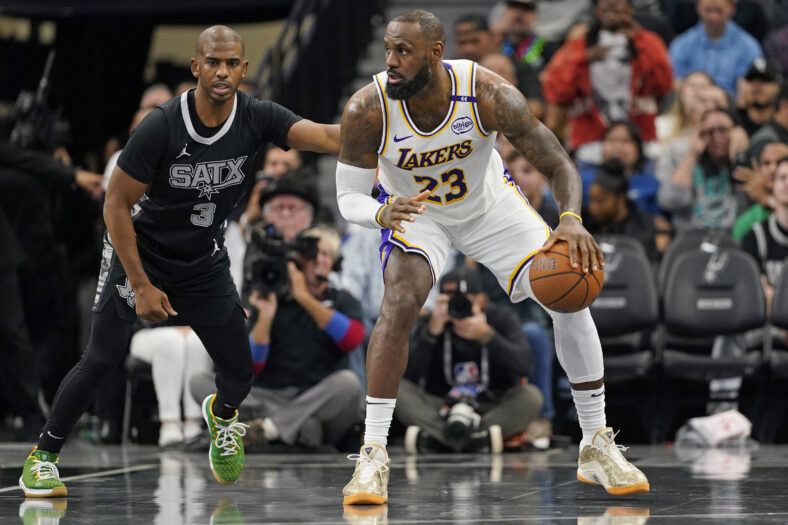 NBA: Los Angeles Lakers at San Antonio Spurs