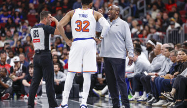 Knicks' Mike Brown jabs Karl-Anthony Towns despite 40-point performance