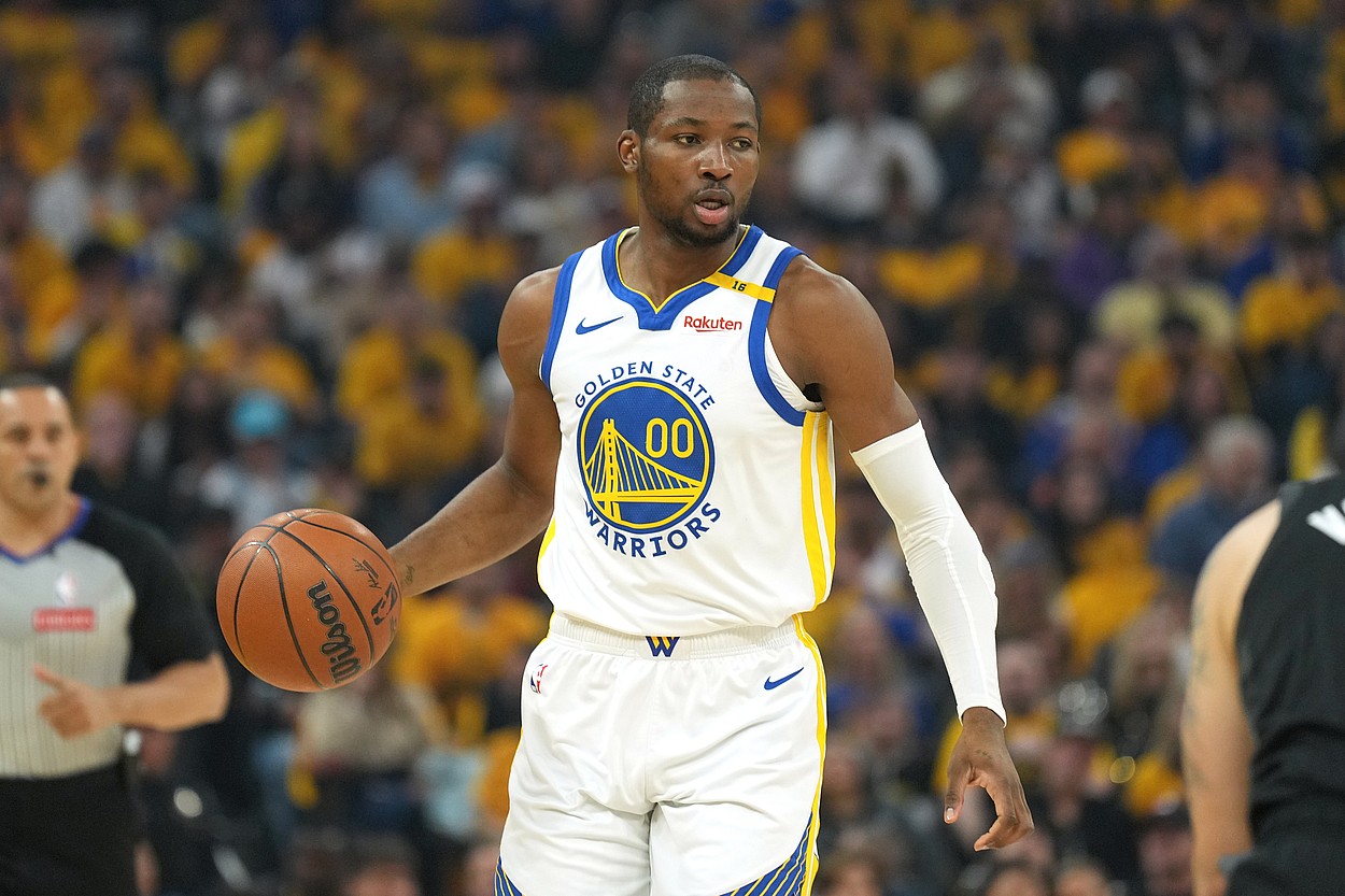 Jonathan Kuminga, NBA: Playoffs-Houston Rockets at Golden State Warriors