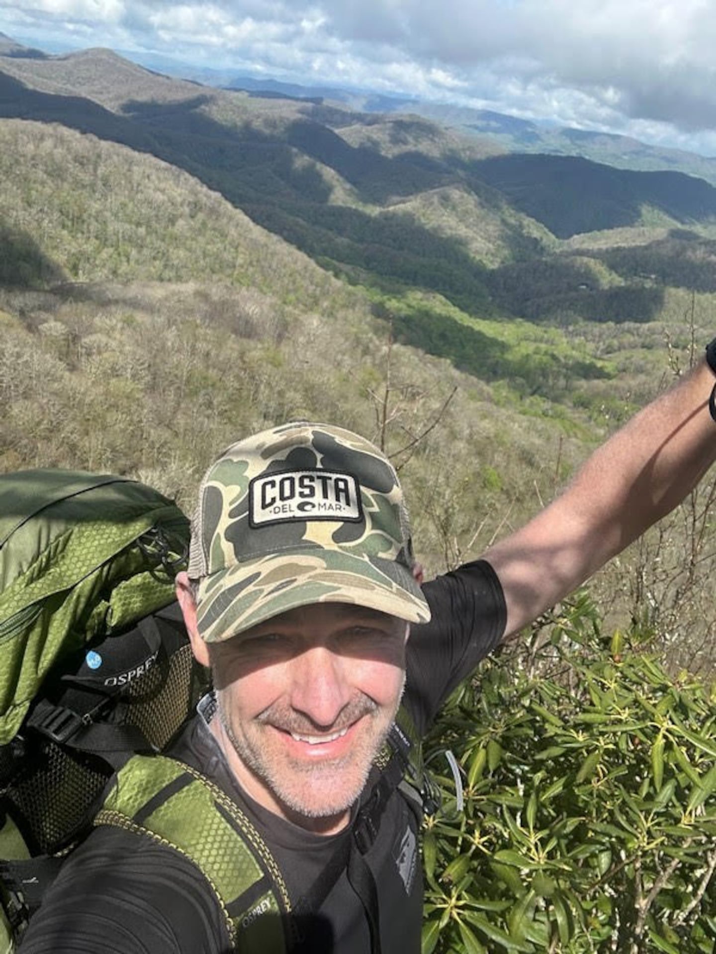 Bill Chisholm on Roan Mountain in Tennessee. 