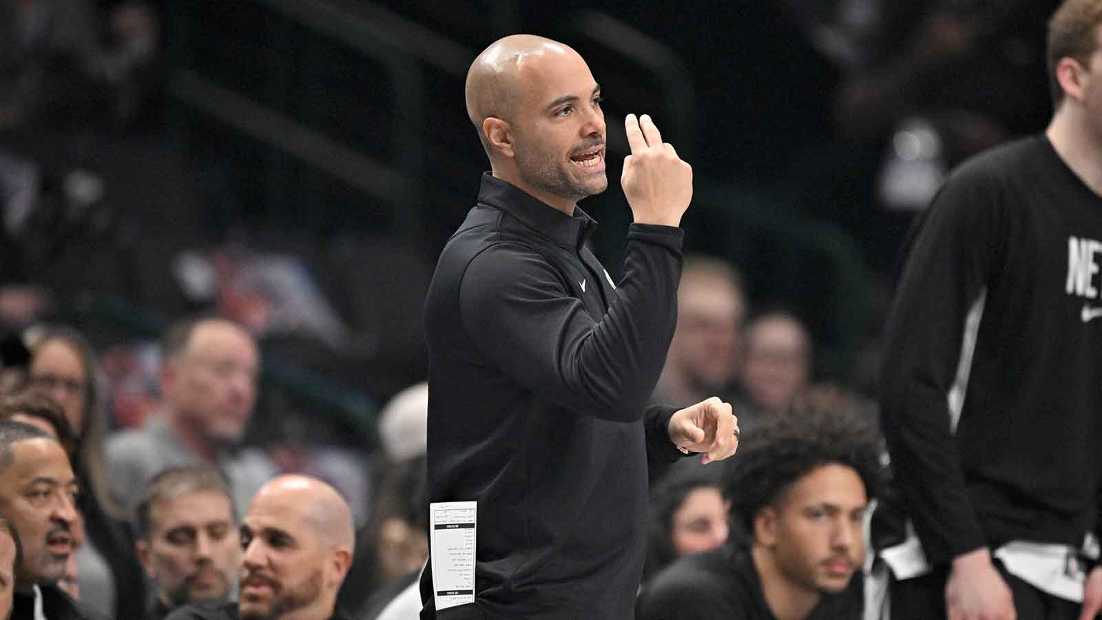 Nets coach Jordi Fernandez offers a backhanded compliment to officials after a Heat loss that felt more like football than basketball.