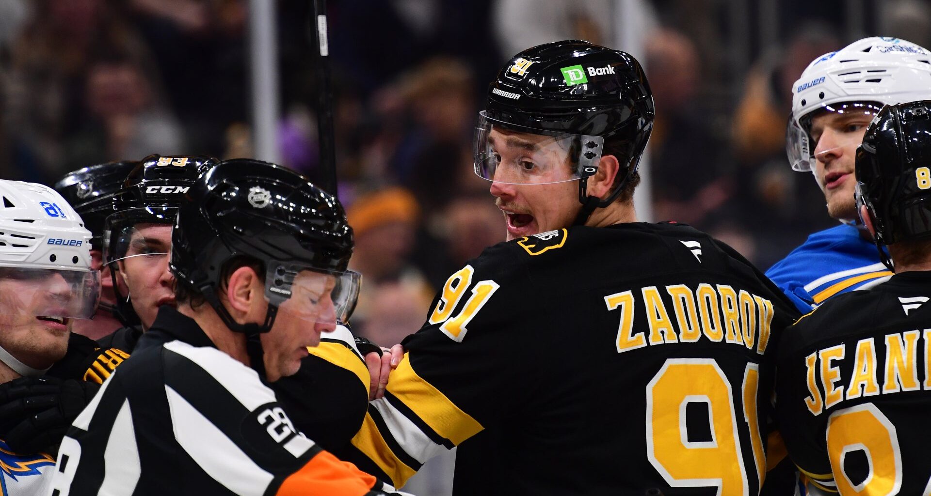 Bruins' Nikita Zadorov Had Crowd-Popping Moment At Celtics-Lakers