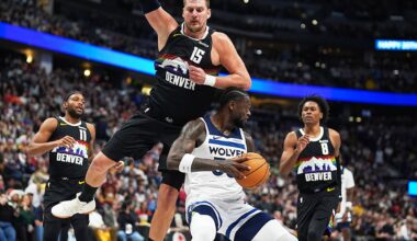 NBA 2025-26: Nikola Jokic's Record Show Takes Denver Nuggets Past Minnesota Timberwolves 142-138 - In Pics
