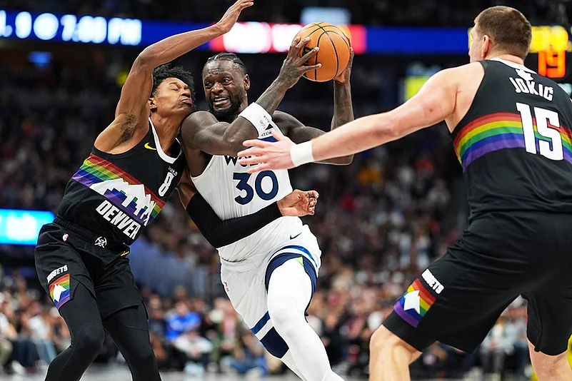 Nuggets vs Timberwolves NBA Basketball-Julius Randle