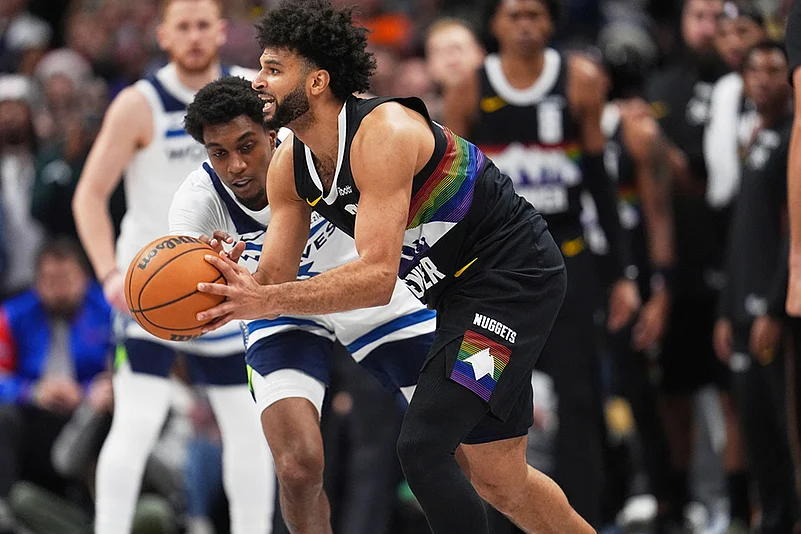Nuggets vs Timberwolves NBA Basketball-Jamal Murray