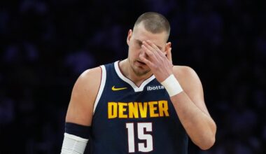 NBA roundup: Denver Nuggets falls to Miami Heat; Nikola Jokic sustains knee injury