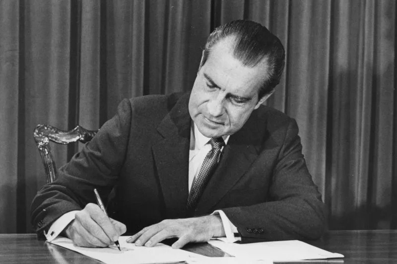 On December 30, 1972, U.S. President Richard Nixon ordered a halt in the bombing of North Vietnam and announced that peace talks with the Hanoi government would resume in Paris in January. File Photo by Darryl Heikes/UPI