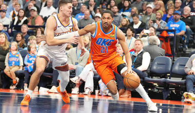 Thunder shock Suns, Spurs stun Lakers