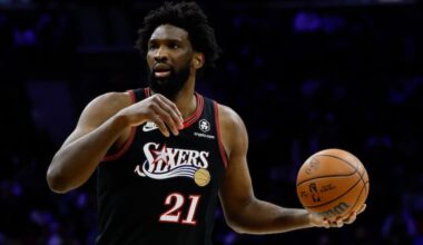 Sixers center Joel Embiid will miss Sunday's game against the Oklahoma City Thunder.