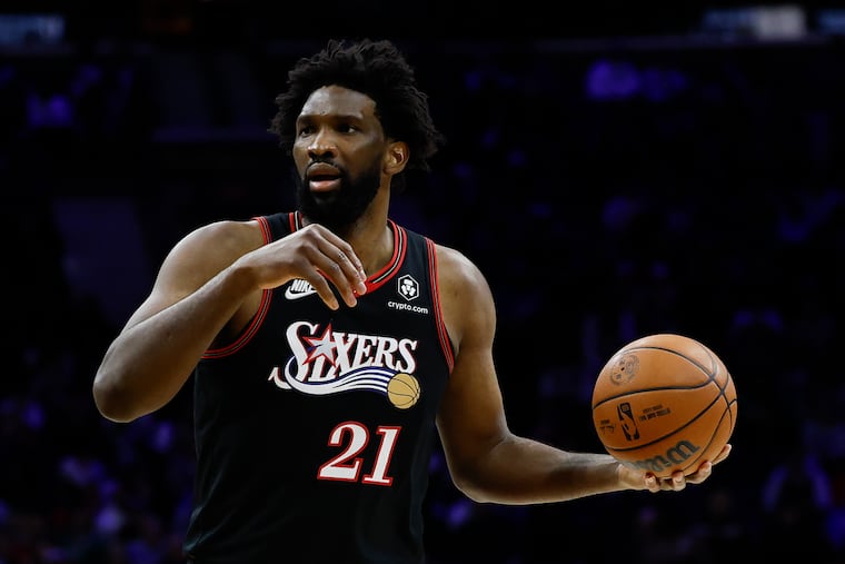 Sixers center Joel Embiid will miss Sunday's game against the Oklahoma City Thunder.