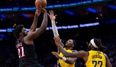 Joel Embiid scores season-high 39 points to lead 76ers past Pacers