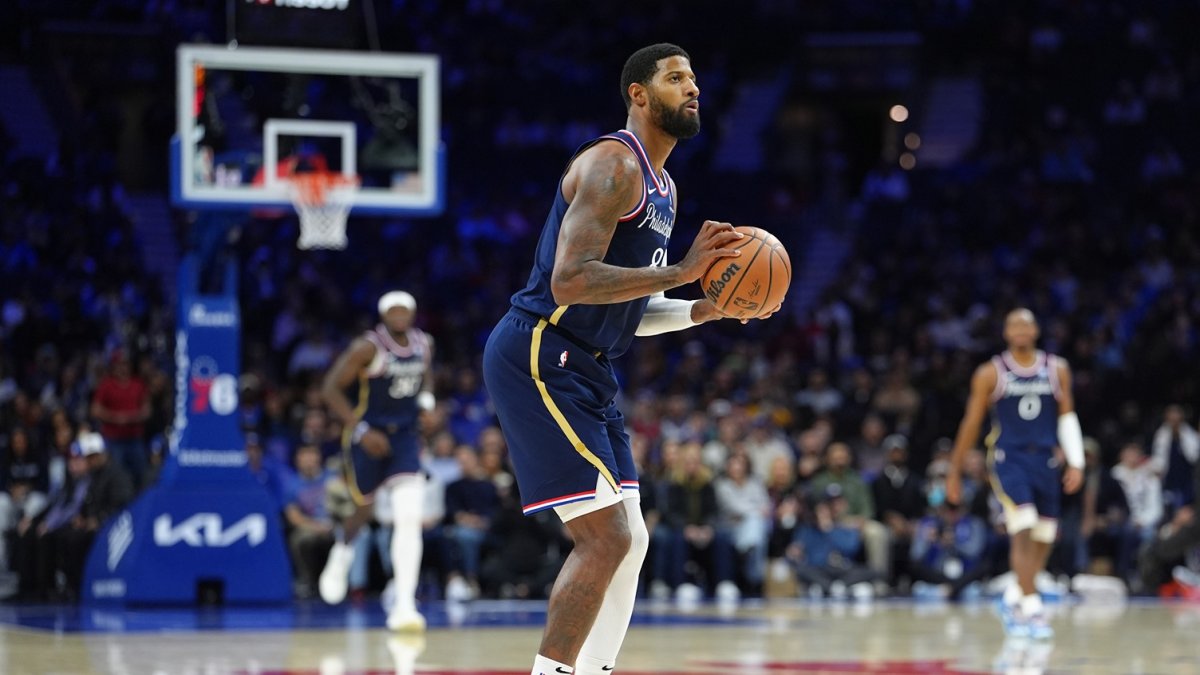 Sixers rule Paul George out for 1st game of back-to-back vs. Warriors – NBC Sports Philadelphia