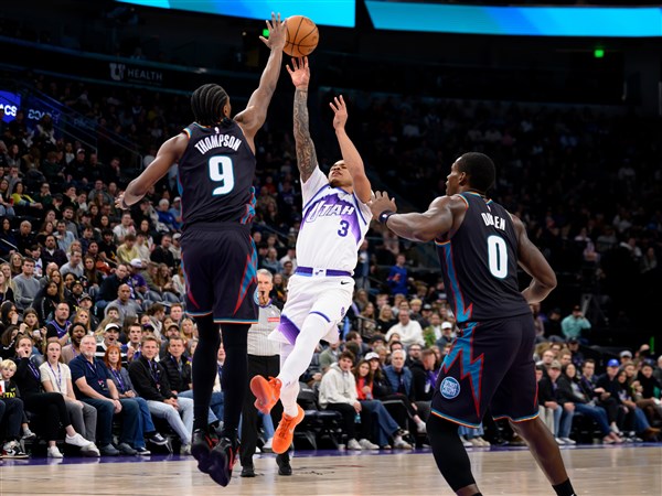 George scores 31 and hits game winner as Jazz edge Pistons 131-129