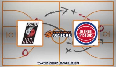Portland Trail Blazers vs Detroit Pistons