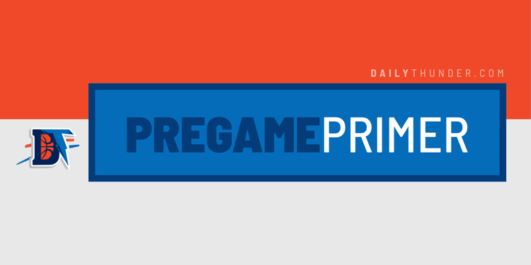 Pregame Primer: Thunder (21-1) vs. Mavericks (8-15)