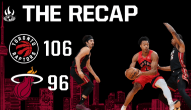 Raptors snap four-game losing streak against the Heat