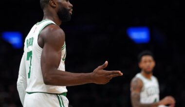 The Celtics haven’t played since Sunday, when they beat the Raptors to claim their 10th win in their last 12 games.