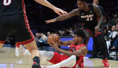 Miami Heat minus Tyler Herro fall to Toronto Raptors