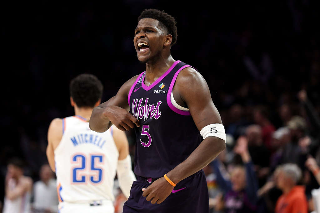 Ant Edwards stars in win over OKC