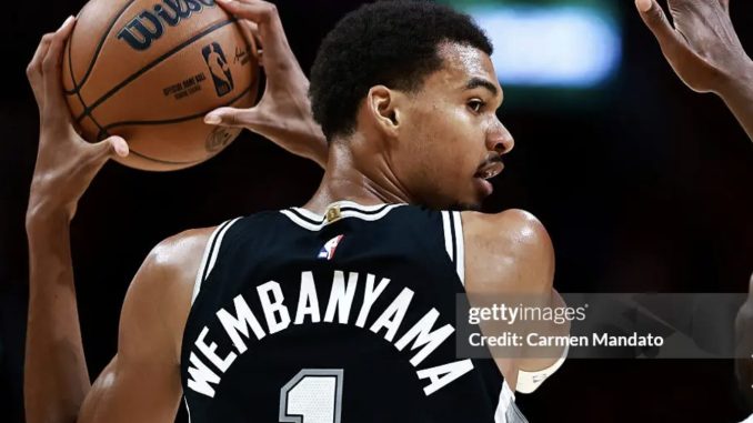 Victor Wembanyama of the San Antonio Spurs