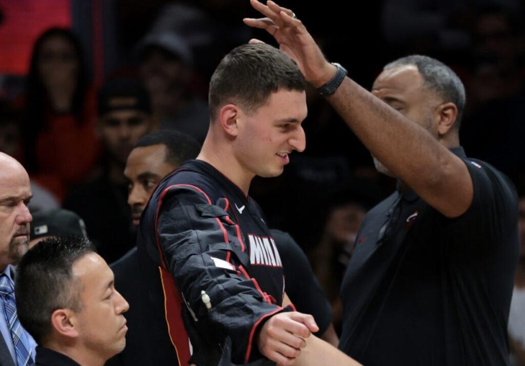 Nikola Jovic Erik Spoelstra Miami Heat