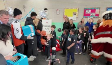 Sixers and Flyers team up to donate sports gear to Philly kids – NBC10 Philadelphia