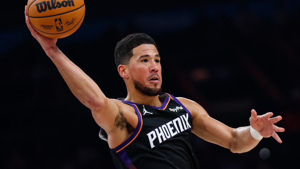 Phoenix Suns guard Devin Booker...