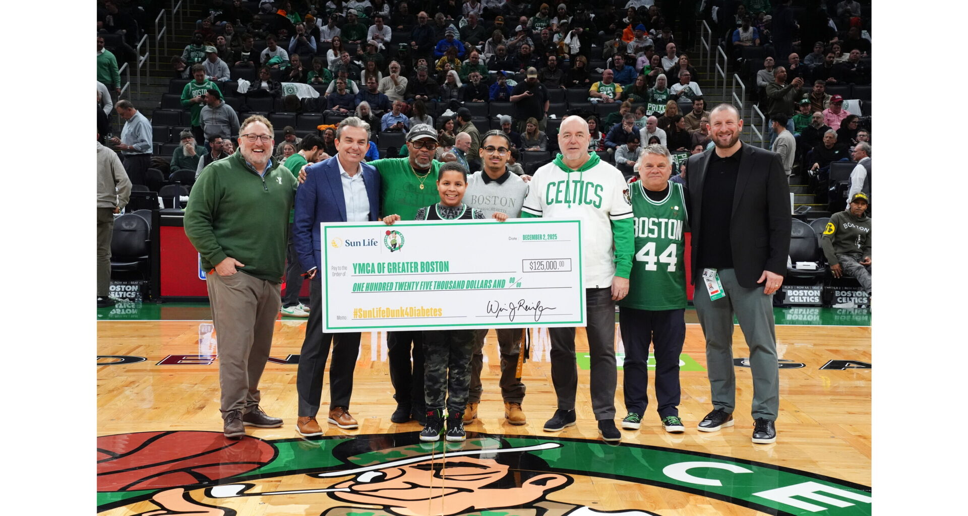 Boston Celtics deliver on dunks in November to raise $125,000 for #SunLifeDunk4Diabetes
