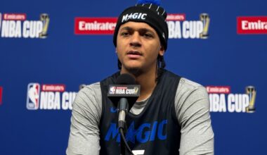 Orlando Magic practice in Las Vegas ahead of NBA Cup semis