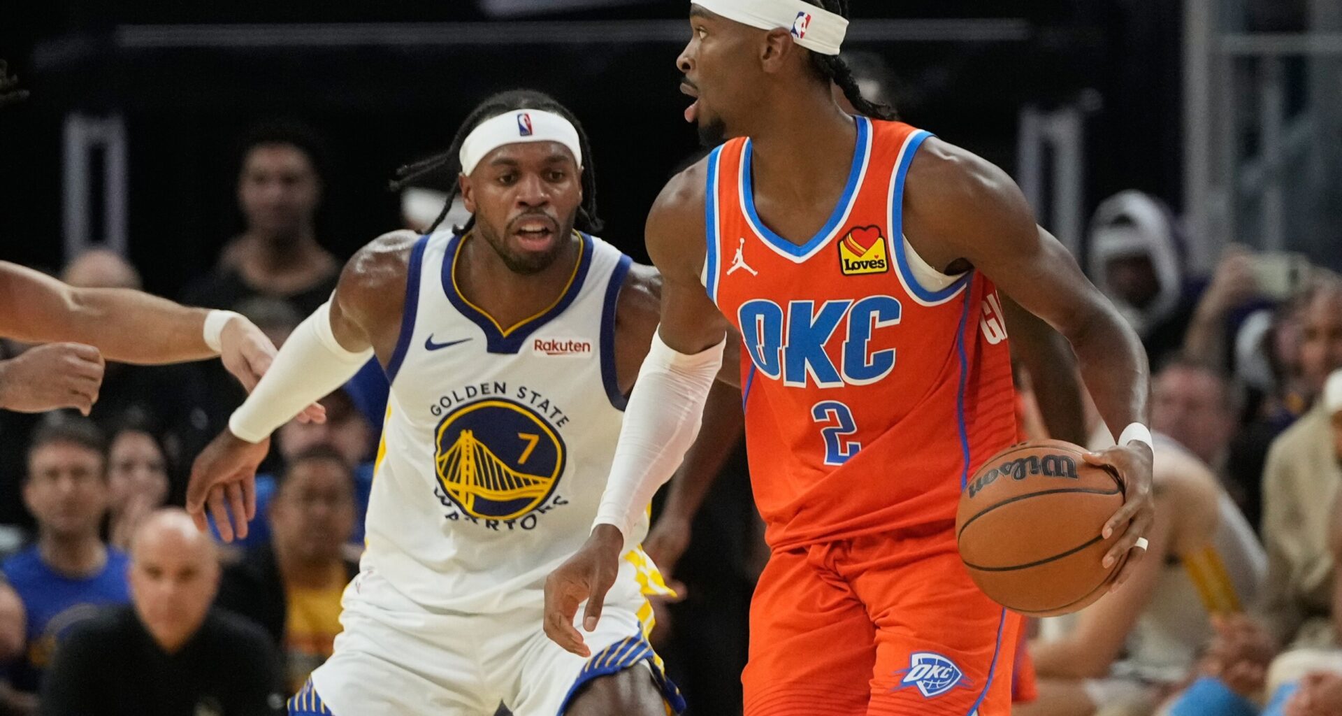 Shai Gilgeous-Alexander scores 38 points as defending champion Thunder hold off Warriors 124-112