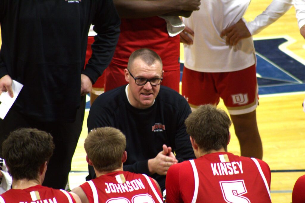 Tim Bergstraser has the DU Pioneers back on the right track