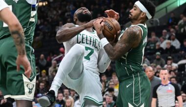 Celtics’ five-game win streak ends in ugly loss to Bucks