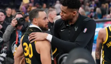 Warriors reportedly making calls about Bucks’ Giannis Antetokounmpo, despite unlikelihood of trade right now image