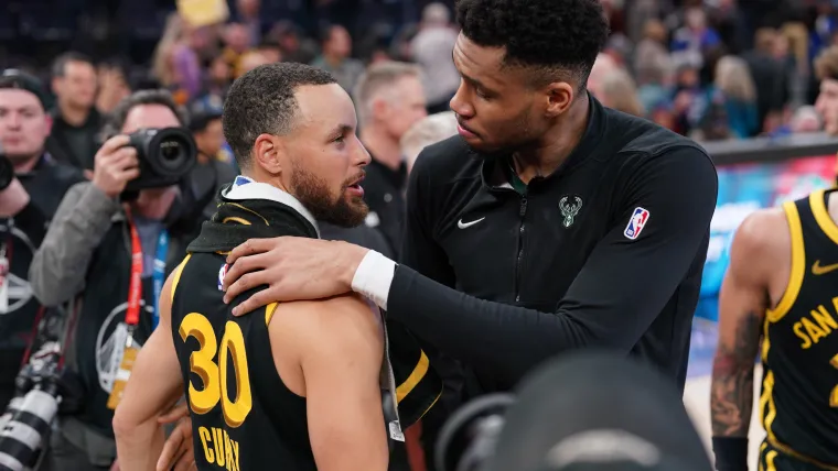 Warriors reportedly making calls about Bucks’ Giannis Antetokounmpo, despite unlikelihood of trade right now image