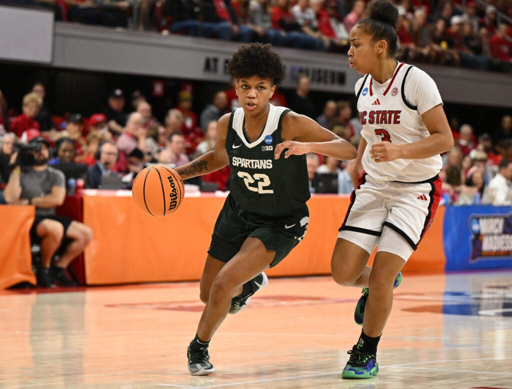 Michigan State Spartans guard Nyla Hampton