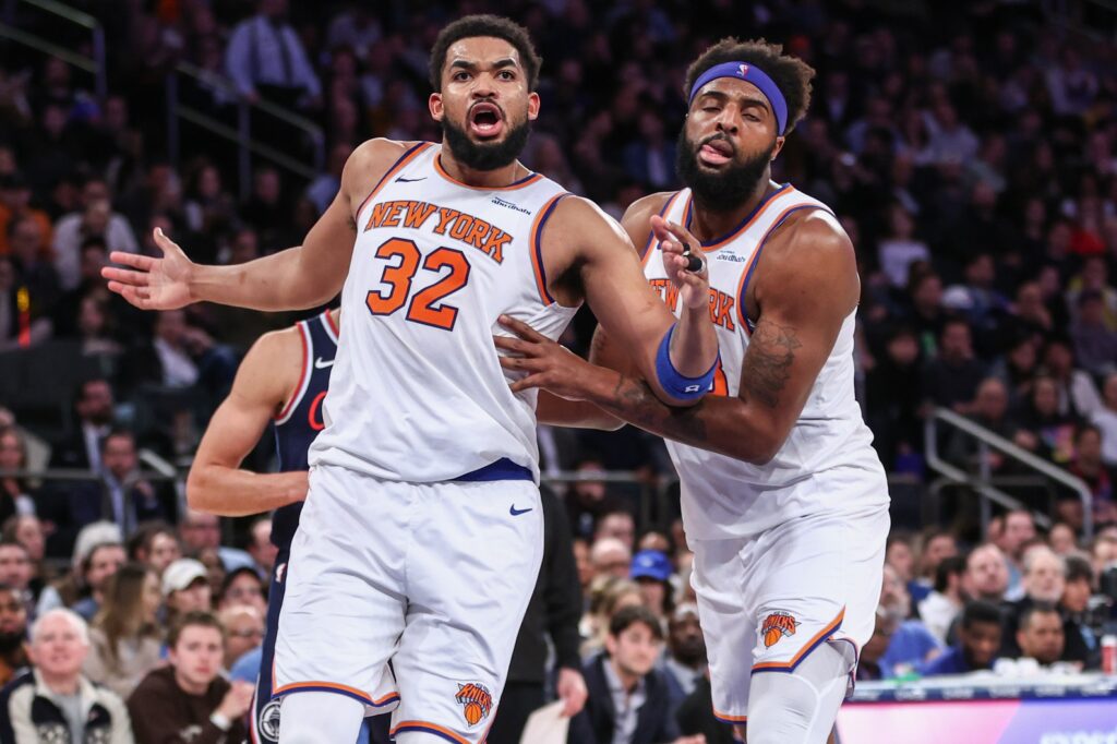 The Knicks starting lineup in their preseason games in Abu Dhabi will feature Mitchell Robinson and Karl-Anthony Towns
