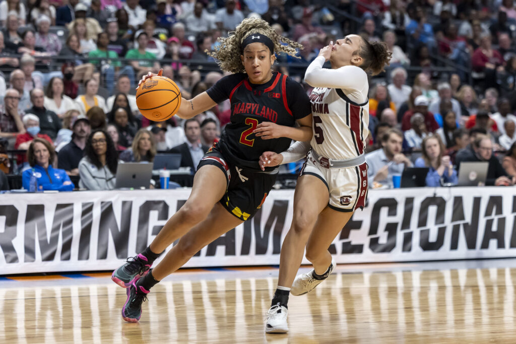 Maryland Terrapins guard Kaylene Smikle