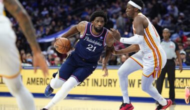 Joel Embiid out for Sixers-Wizards on Tuesday with new injury designation; Paul George questionable with two different designations