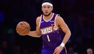 Devin Booker is not a big fan of the NBA referees' inconsistency with their calls image