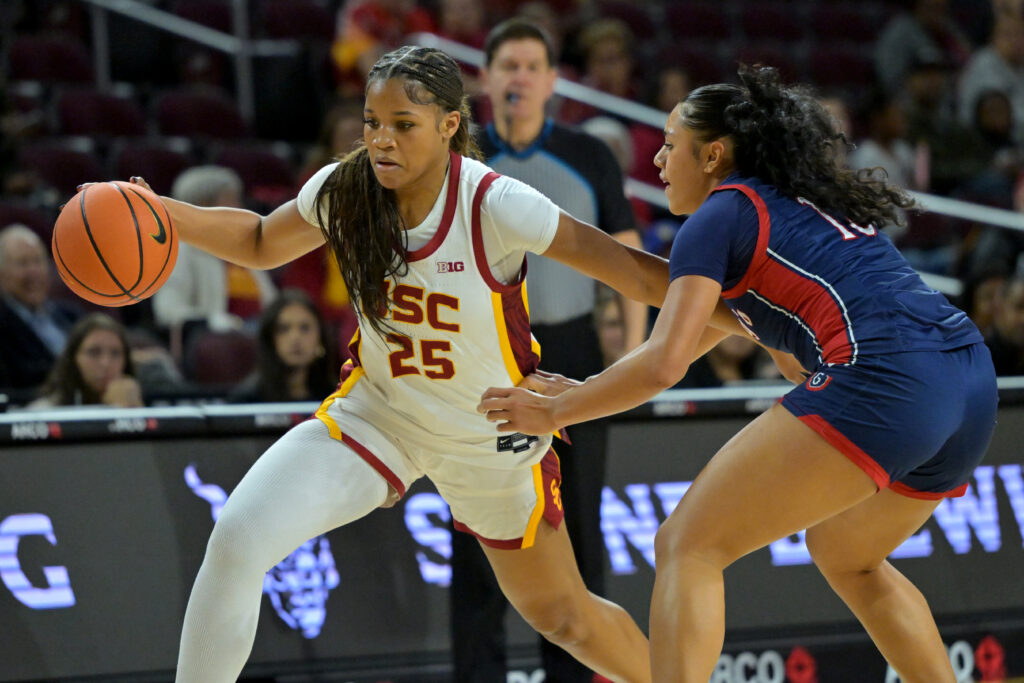 USC Trojans guard Kara Dunn