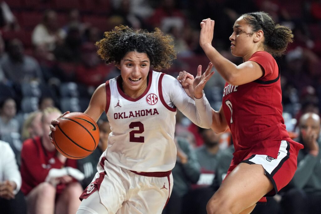 Oklahoma Sooners guard Aaliyah Chavez